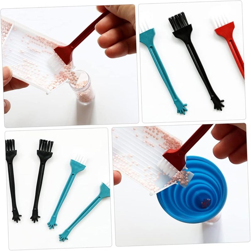 FRCOLOR 30pcs 11.5X2.1CM Point Drill Assisting Tools Portable Cleaning Brushes for Diamond Painting DIY Crafts - Image 2